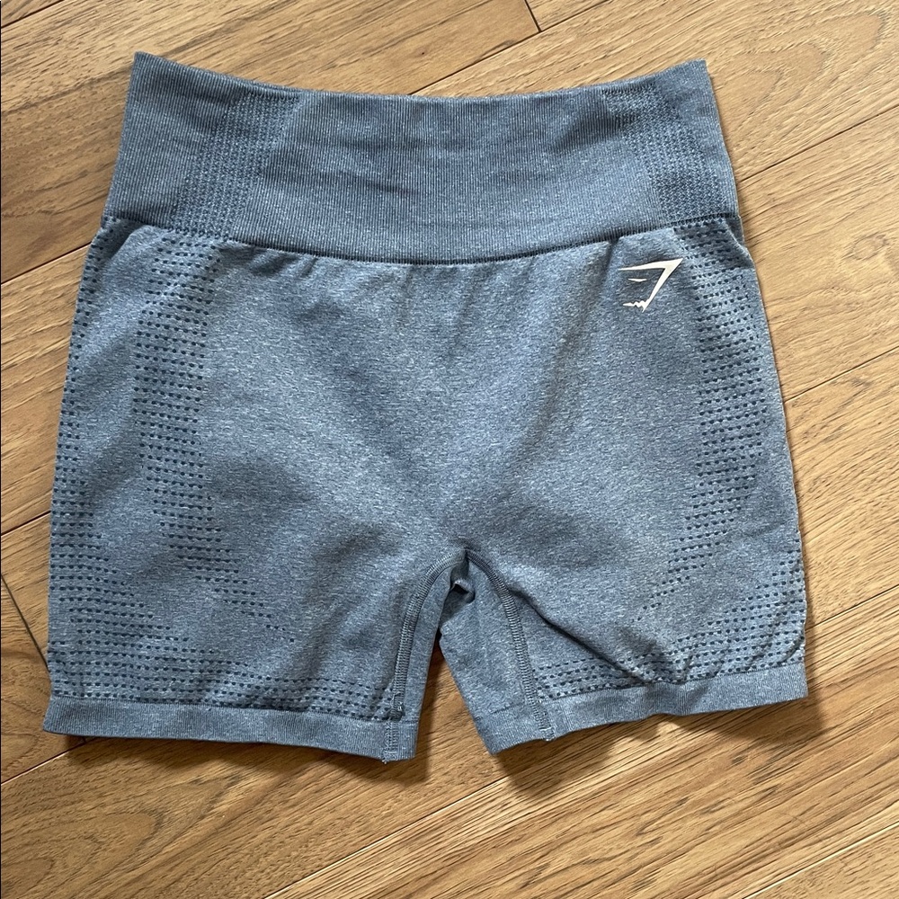Gymshark Marbled Blue Athletic Shorts